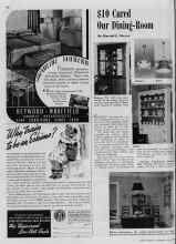 Better Homes & Gardens May 1940 Magazine Article: $10 Cured Our Dining-Room