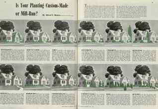 Better Homes & Gardens May 1940 Magazine Article: Is Your Planting Custom-Made or Mill-Run?