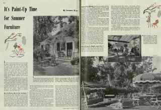 Better Homes & Gardens May 1940 Magazine Article: It's Paint-Up Time for Summer Furniture