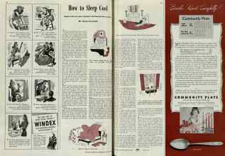 Better Homes & Gardens June 1940 Magazine Article: How to Sleep Cool