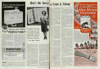 Better Homes & Gardens June 1940 Magazine Article: Here's the Answer to Evans & Folsom