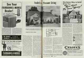 Better Homes & Gardens June 1940 Magazine Article: Scaled to Pleasant Living