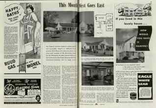 Better Homes & Gardens June 1940 Magazine Article: This Month West Goes East