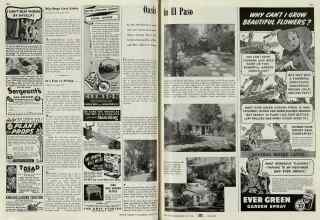 Better Homes & Gardens June 1940 Magazine Article: Oasis in El Paso