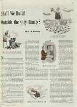 Better Homes & Gardens July 1940 Magazine Article: Shall We Build Outside the City Limits?