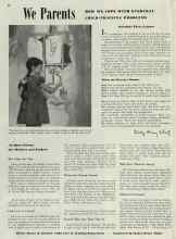 Better Homes & Gardens July 1940 Magazine Article: We Parents