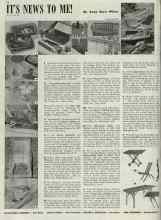 Better Homes & Gardens July 1940 Magazine Article: IT'S NEWS TO ME!