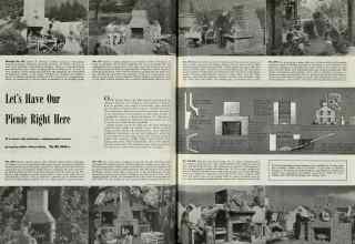 Better Homes & Gardens July 1940 Magazine Article: Let's Have Our Picnic Right Here