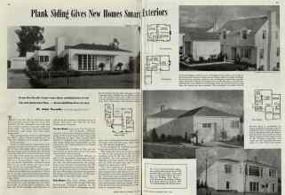 Better Homes & Gardens July 1940 Magazine Article: Plank Siding Gives New Homes Smart Exteriors