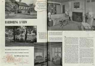 Better Homes & Gardens July 1940 Magazine Article: HARBORING A VIEW