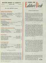 Better Homes & Gardens August 1940 Magazine Article: ACROSS THE Editor's Desk