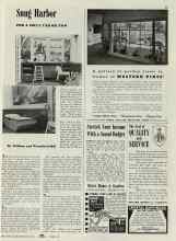 Better Homes & Gardens August 1940 Magazine Article: Snug Harbor