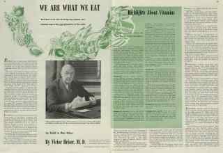 Better Homes & Gardens August 1940 Magazine Article: WE ARE WHAT WE EAT