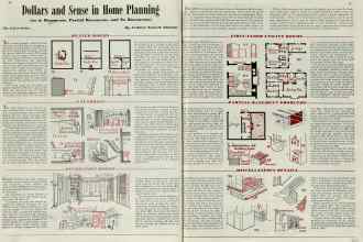 Better Homes & Gardens August 1940 Magazine Article: Dollars and Sense in Home Planning