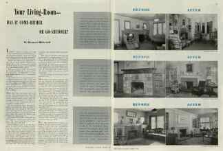 Better Homes & Gardens August 1940 Magazine Article: Your Living-Room--HAS IT COME-HITHER OR GO-SHUDDER?