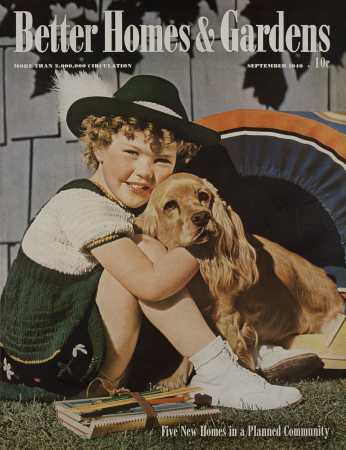 Better Homes & Gardens September 1940 Magazine Cover
