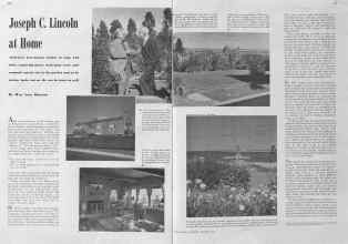 Better Homes & Gardens September 1940 Magazine Article: Joseph C. Lincoln at Home