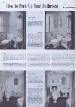 Better Homes & Gardens October 1940 Magazine Article: How to Perk Up Your Bathroom