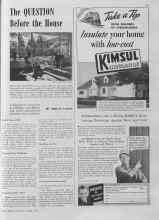 Better Homes & Gardens October 1940 Magazine Article: The QUESTION Before the House