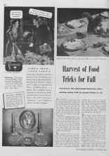 Better Homes & Gardens October 1940 Magazine Article: Fostoria