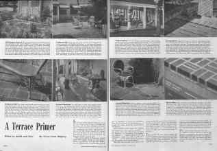 Better Homes & Gardens October 1940 Magazine Article: A Terrace Primer