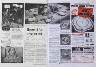 Better Homes & Gardens October 1940 Magazine Article: Harvest of Food Tricks for Fall