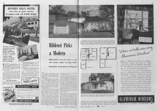 Better Homes & Gardens October 1940 Magazine Article: Bildcost Picks a Modern