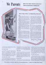 Better Homes & Gardens November 1940 Magazine Article: We Parents