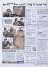 Better Homes & Gardens November 1940 Magazine Article: Along the Garden Path