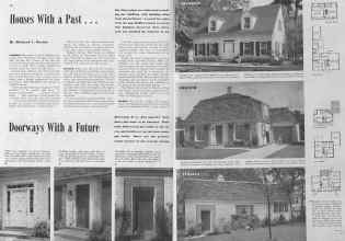 Better Homes & Gardens November 1940 Magazine Article: Houses With a Past . . . Doorways With a Future Nerves Worn Thin?