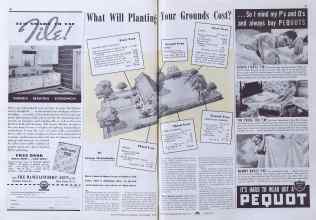 Better Homes & Gardens November 1940 Magazine Article: What Will Planting Your Grounds Cost?