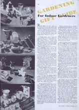 Better Homes & Gardens December 1940 Magazine Article: GARDENING GIFT GUIDE For Indoor Gardeners