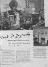 Better Homes & Gardens December 1940 Magazine Article: Deck It Joyously
