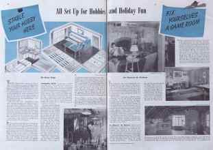 Better Homes & Gardens December 1940 Magazine Article: STABLE YOUR HOBBY HERE