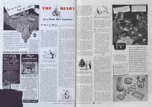 Better Homes & Gardens December 1940 Magazine Article: THE DIARY of a Plain Dirt Gardener
