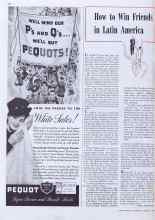 Better Homes & Gardens January 1941 Magazine Article: How to Win Friends in Latin America