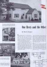 Better Homes & Gardens January 1941 Magazine Article: One Rests and the Other