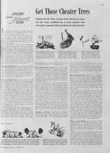 Better Homes & Gardens January 1941 Magazine Article: Get Those Cheater Trees