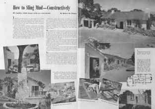 Better Homes & Gardens January 1941 Magazine Article: How to Sling Mud--Constructively