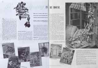 Better Homes & Gardens January 1941 Magazine Article: IN MY HOUSE