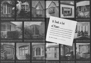 Better Homes & Gardens January 1941 Magazine Article: It Took a Lot of Panes