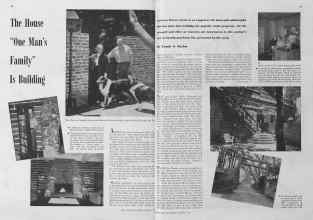 Better Homes & Gardens January 1941 Magazine Article: The House 