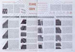 Better Homes & Gardens January 1941 Magazine Article: FLOOR SHOW