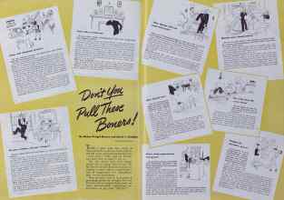 Better Homes & Gardens January 1941 Magazine Article: Don't You Pull These Boners!