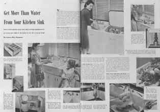 Better Homes & Gardens January 1941 Magazine Article: Get More Than Water From Your Kitchen Sink