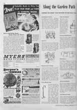 Better Homes & Gardens February 1941 Magazine Article: Along the Garden Path