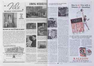 Better Homes & Gardens February 1941 Magazine Article: AMONG OURSELVES