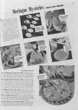Better Homes & Gardens March 1941 Magazine Article: Meringue Mysteries SOLVED HERE
