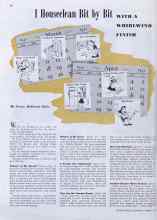 Better Homes & Gardens March 1941 Magazine Article: I Houseclean Bit by Bit