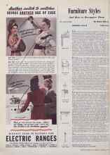 Better Homes & Gardens March 1941 Magazine Article: Furniture Styles